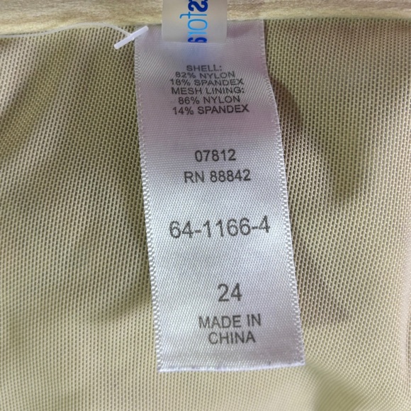 Swimsuits For All Purple Geometric Lattice Front Strapless Bandeau Bikini Top 24 - Picture 6 of 7